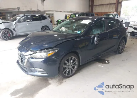 2018 Mazda Mazda3 Touring из США, поврежденный, VIN 3MZBN1L36JM177007